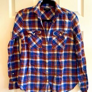 J Crew Plaid Button Down